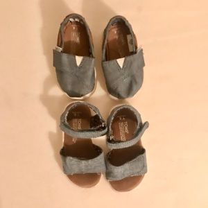 Toddler girl Tom’s